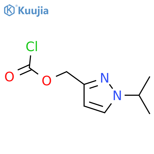1-(propan-2-yl)-1H-pyrazol-3-ylmethyl chloroformate structure