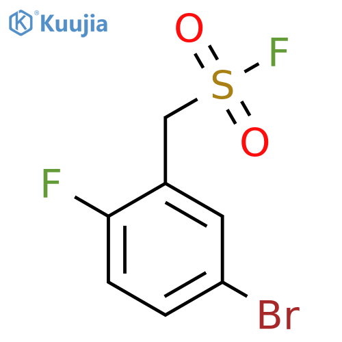(5-bromo-2-fluorophenyl)methanesulfonyl fluoride structure