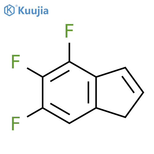4,5,6-trifluoro-1H-indene structure