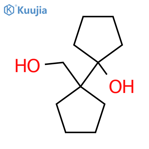 1-1-(hydroxymethyl)cyclopentylcyclopentan-1-ol structure