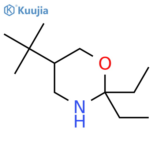 5-tert-butyl-2,2-diethyl-1,3-oxazinane structure