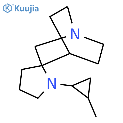 1'-(2-methylcyclopropyl)-4-azaspirobicyclo2.2.2octane-2,2'-pyrrolidine structure