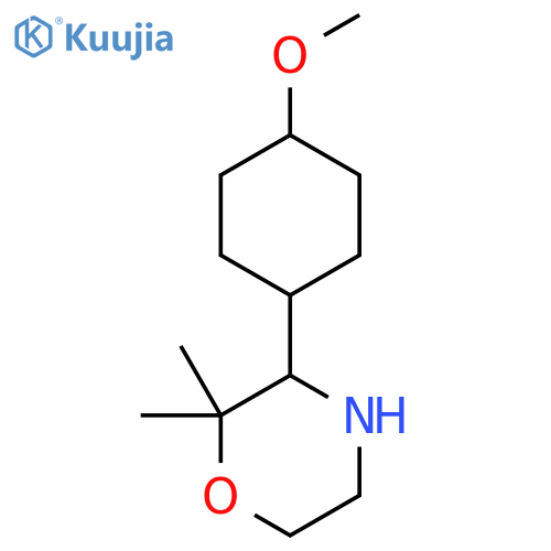 3-(4-Methoxycyclohexyl)-2,2-dimethylmorpholine structure