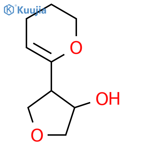 4-(3,4-dihydro-2H-pyran-6-yl)oxolan-3-ol structure