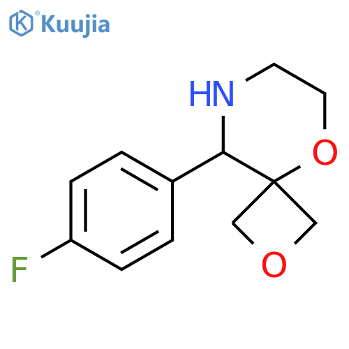 9-(4-fluorophenyl)-2,5-dioxa-8-azaspiro3.5nonane structure