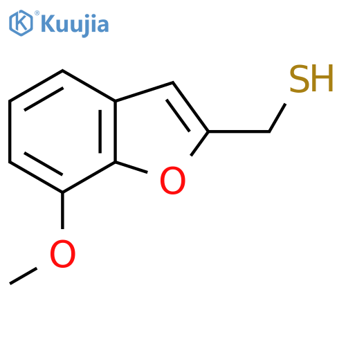 (7-methoxy-1-benzofuran-2-yl)methanethiol structure