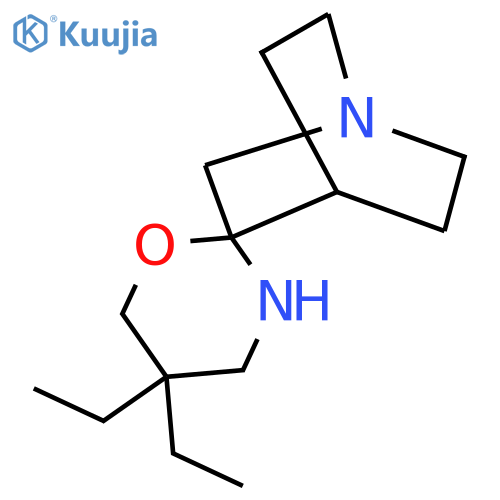 5',5'-diethyl-4-azaspirobicyclo2.2.2octane-2,2'-1,3oxazinane structure