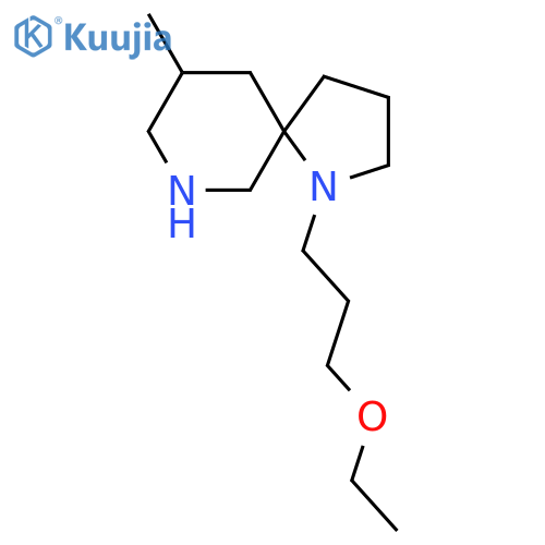 1-(3-ethoxypropyl)-9-methyl-1,7-diazaspiro4.5decane structure