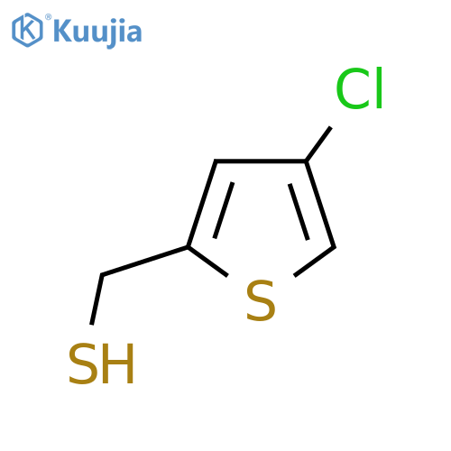 (4-chlorothiophen-2-yl)methanethiol structure