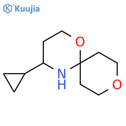 4-cyclopropyl-1,9-dioxa-5-azaspiro5.5undecane structure