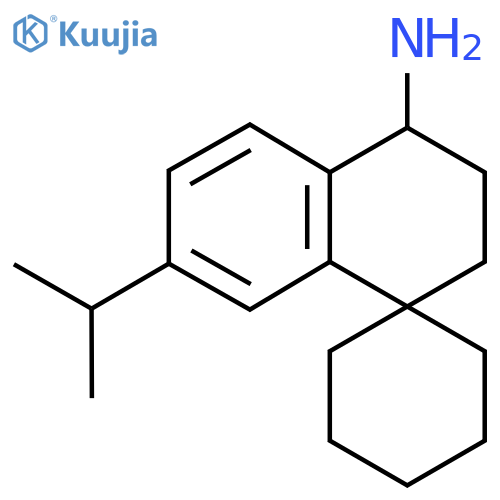 7'-(propan-2-yl)-3',4'-dihydro-2'H-spirocyclohexane-1,1'-naphthalene-4'-amine structure
