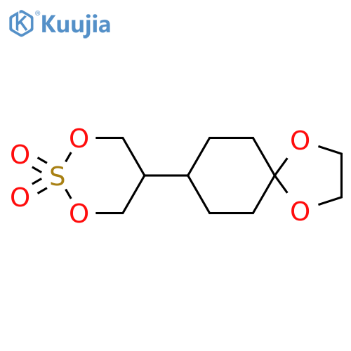 5-{1,4-dioxaspiro4.5decan-8-yl}-1,3,2lambda6-dioxathiane-2,2-dione structure