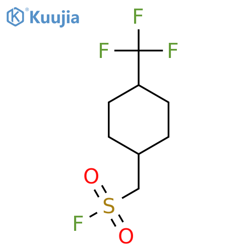 4-(trifluoromethyl)cyclohexylmethanesulfonyl fluoride structure