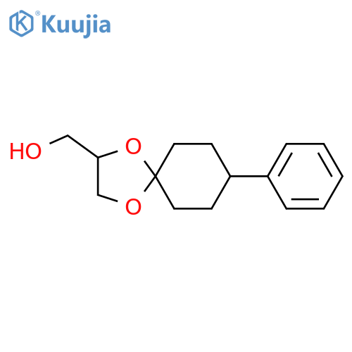 {8-phenyl-1,4-dioxaspiro4.5decan-2-yl}methanol structure