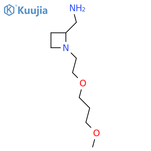 {1-2-(3-methoxypropoxy)ethylazetidin-2-yl}methanamine structure