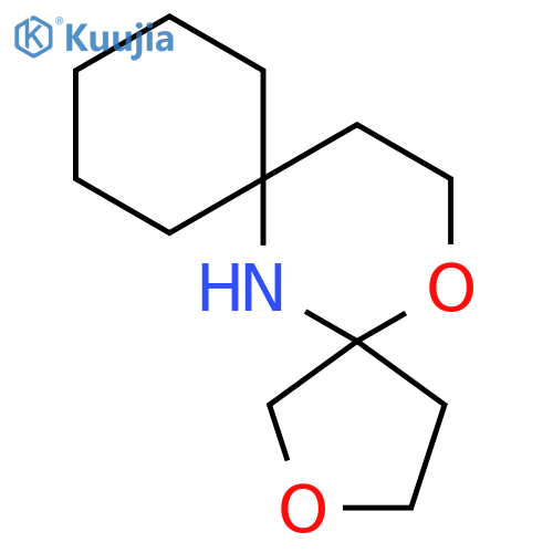 2,15-dioxa-6-azadispiro4.1.5^{7}.3^{5}pentadecane structure