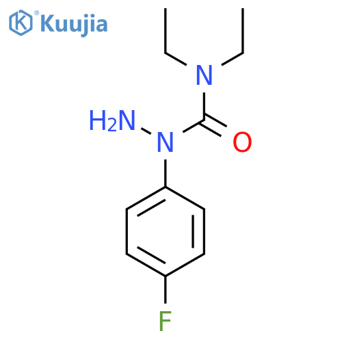 1-amino-3,3-diethyl-1-(4-fluorophenyl)urea structure