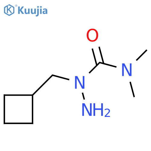 1-amino-1-(cyclobutylmethyl)-3,3-dimethylurea structure