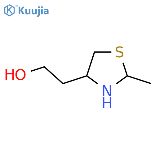 2-(2-methyl-1,3-thiazolidin-4-yl)ethan-1-ol structure