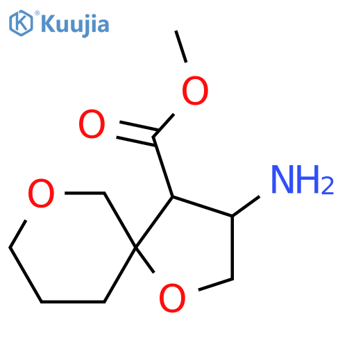 methyl 3-amino-1,7-dioxaspiro4.5decane-4-carboxylate structure