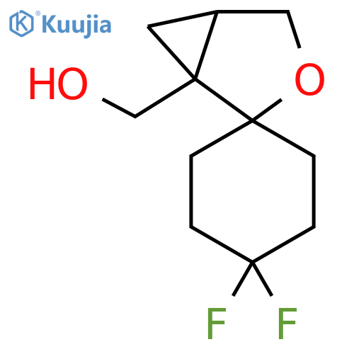 4',4'-difluoro-3-oxaspirobicyclo3.1.0hexane-2,1'-cyclohexane-1-ylmethanol structure