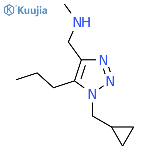 {1-(cyclopropylmethyl)-5-propyl-1H-1,2,3-triazol-4-ylmethyl}(methyl)amine structure