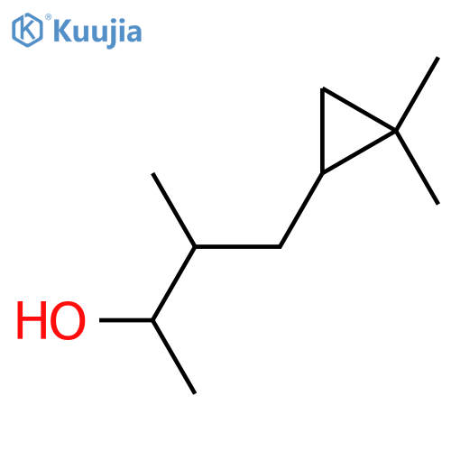 4-(2,2-dimethylcyclopropyl)-3-methylbutan-2-ol structure