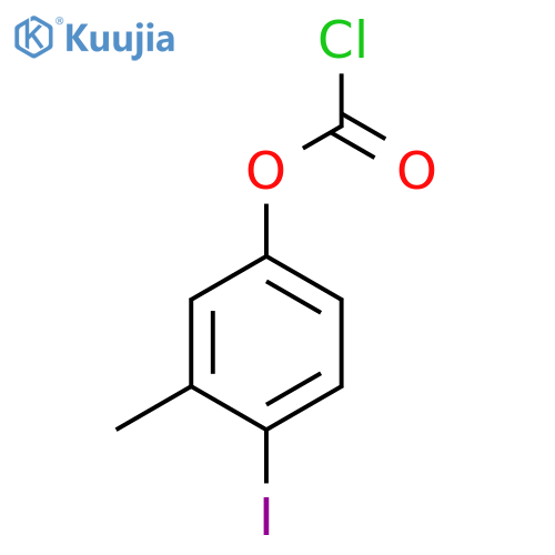 4-iodo-3-methylphenyl chloroformate structure