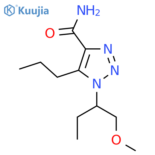 1-(1-methoxybutan-2-yl)-5-propyl-1H-1,2,3-triazole-4-carboxamide structure