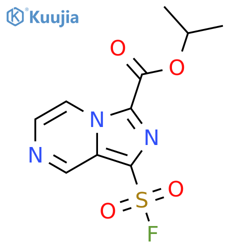 propan-2-yl 1-(fluorosulfonyl)imidazo1,5-apyrazine-3-carboxylate structure
