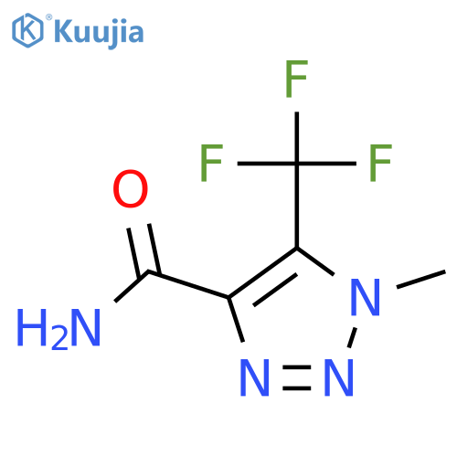 1-methyl-5-(trifluoromethyl)-1H-1,2,3-triazole-4-carboxamide structure