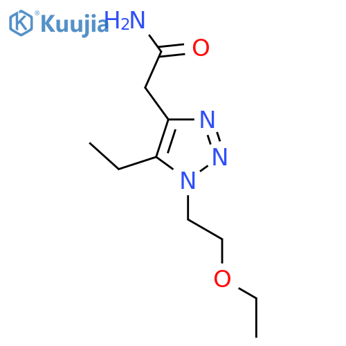 2-1-(2-ethoxyethyl)-5-ethyl-1H-1,2,3-triazol-4-ylacetamide structure