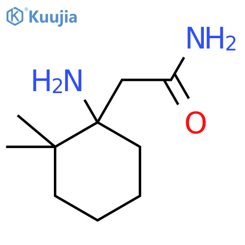 2-(1-amino-2,2-dimethylcyclohexyl)acetamide structure