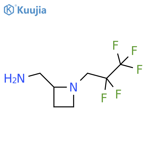 1-(2,2,3,3,3-pentafluoropropyl)azetidin-2-ylmethanamine structure