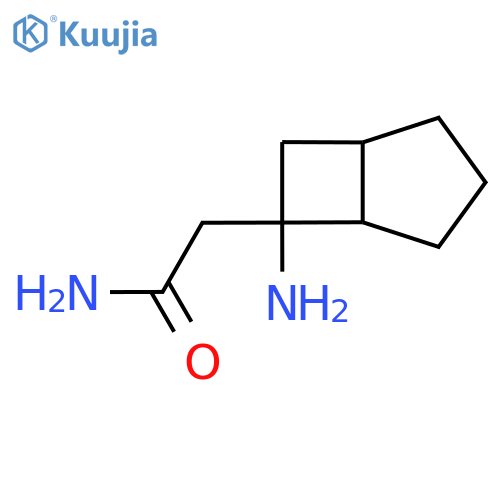 2-{6-aminobicyclo3.2.0heptan-6-yl}acetamide structure