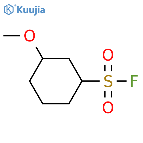 3-methoxycyclohexane-1-sulfonyl fluoride structure
