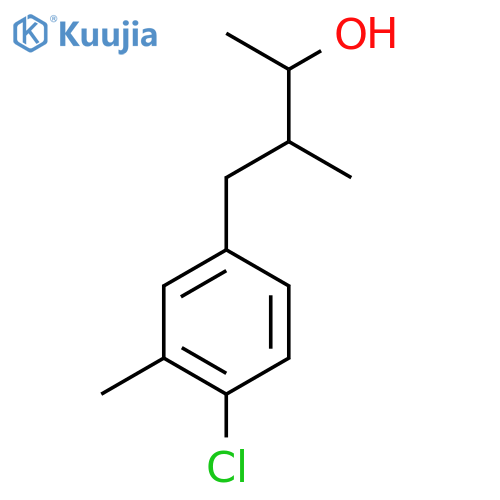 4-(4-chloro-3-methylphenyl)-3-methylbutan-2-ol structure