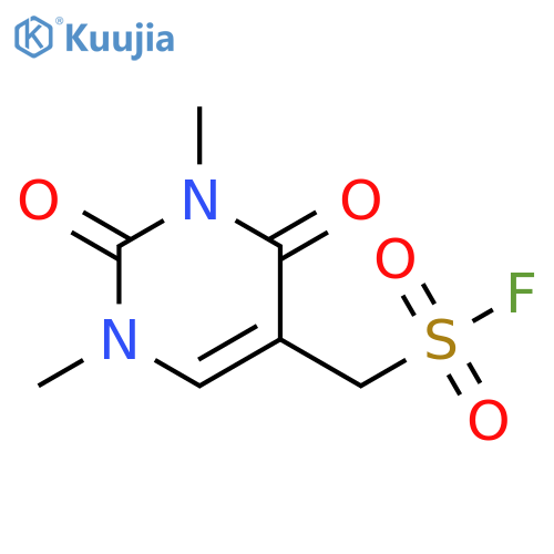 (1,3-dimethyl-2,4-dioxo-1,2,3,4-tetrahydropyrimidin-5-yl)methanesulfonyl fluoride structure