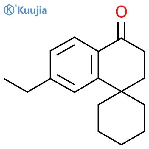 7'-ethyl-3',4'-dihydro-2'H-spirocyclohexane-1,1'-naphthalene-4'-one structure