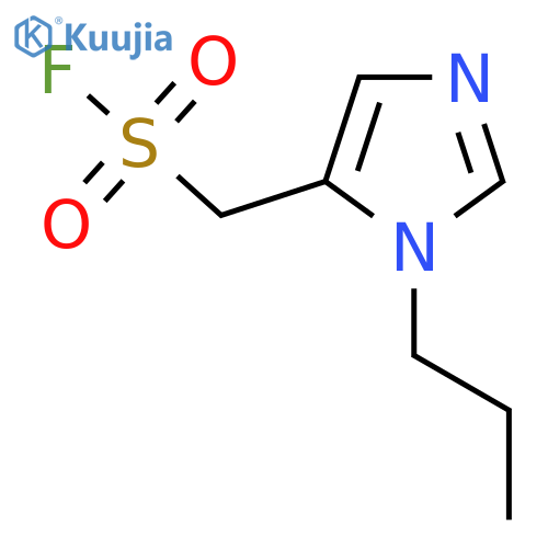 (1-propyl-1H-imidazol-5-yl)methanesulfonyl fluoride structure
