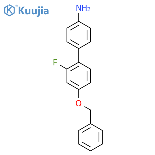 4-4-(benzyloxy)-2-fluorophenylaniline structure