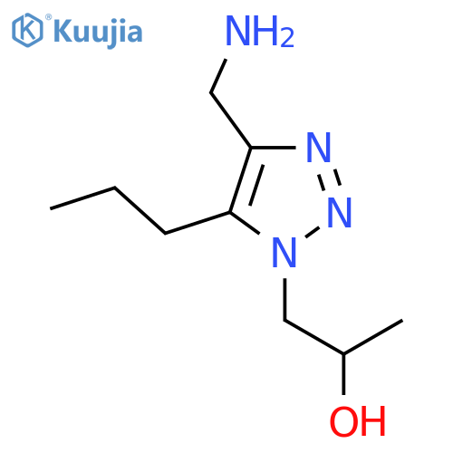 1-4-(aminomethyl)-5-propyl-1H-1,2,3-triazol-1-ylpropan-2-ol structure