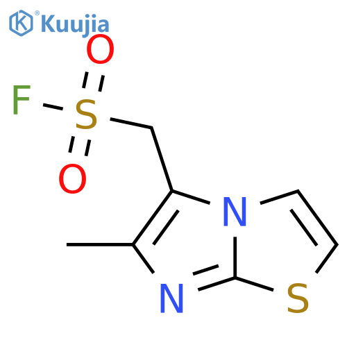 {6-methylimidazo2,1-b1,3thiazol-5-yl}methanesulfonyl fluoride structure