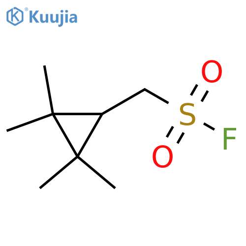 (2,2,3,3-tetramethylcyclopropyl)methanesulfonyl fluoride structure