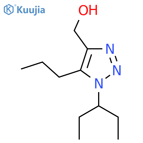1-(pentan-3-yl)-5-propyl-1H-1,2,3-triazol-4-ylmethanol structure