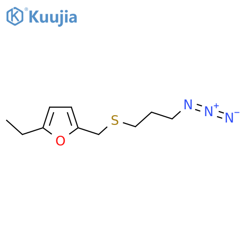 2-{(3-azidopropyl)sulfanylmethyl}-5-ethylfuran structure