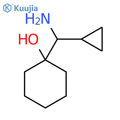 1-amino(cyclopropyl)methylcyclohexan-1-ol structure