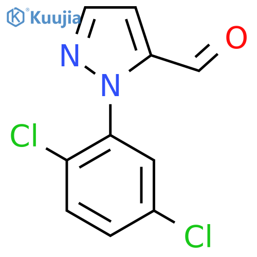 1-(2,5-dichlorophenyl)-1H-pyrazole-5-carbaldehyde structure