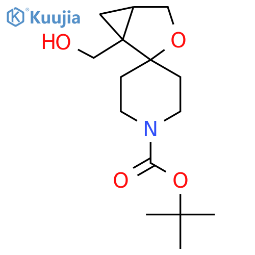 tert-butyl 1-(hydroxymethyl)-3-oxaspirobicyclo3.1.0hexane-2,4'-piperidine-1'-carboxylate structure