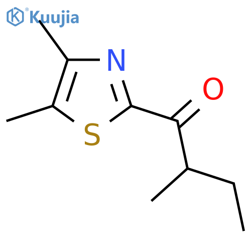 1-(Dimethyl-1,3-thiazol-2-yl)-2-methylbutan-1-one structure